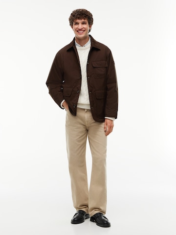 brūns TOMMY HILFIGER Starpsezonu jaka 'SURPLUS'