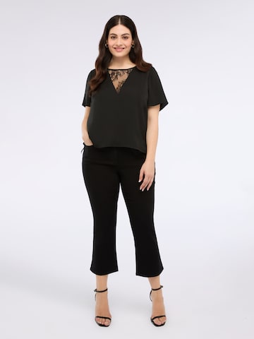 évasé Jean Fiorella Rubino en noir