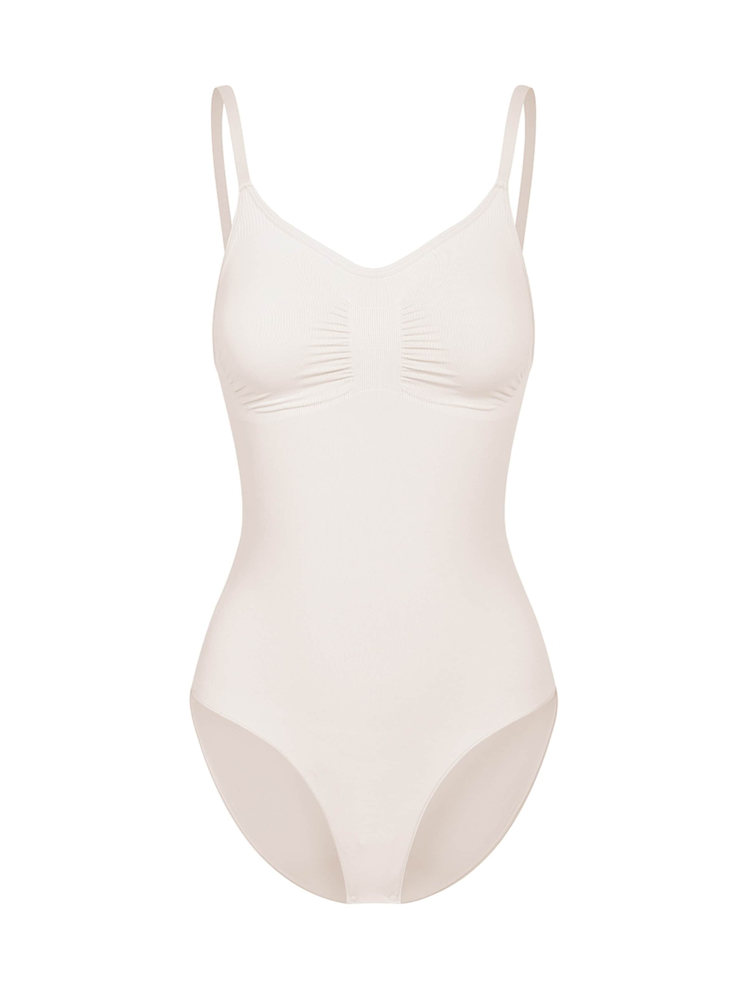 cfab (formerly creamy fabrics) Shapingbody 'Bodysuit Sculpting Shapewear mit Slip'‌‌‌ in Beige: Vorderseite
