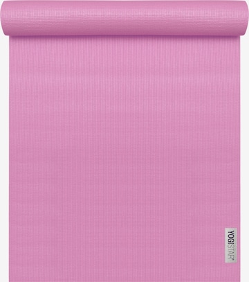 YOGISTAR.COM Mat '183 cm x 61 cm x 4 mm' in Pink: front