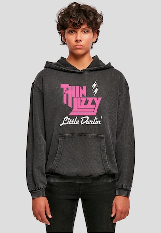 Merchcode Sweatshirt 'Thin Lizzy - Little Darlin' in Zwart: voorkant