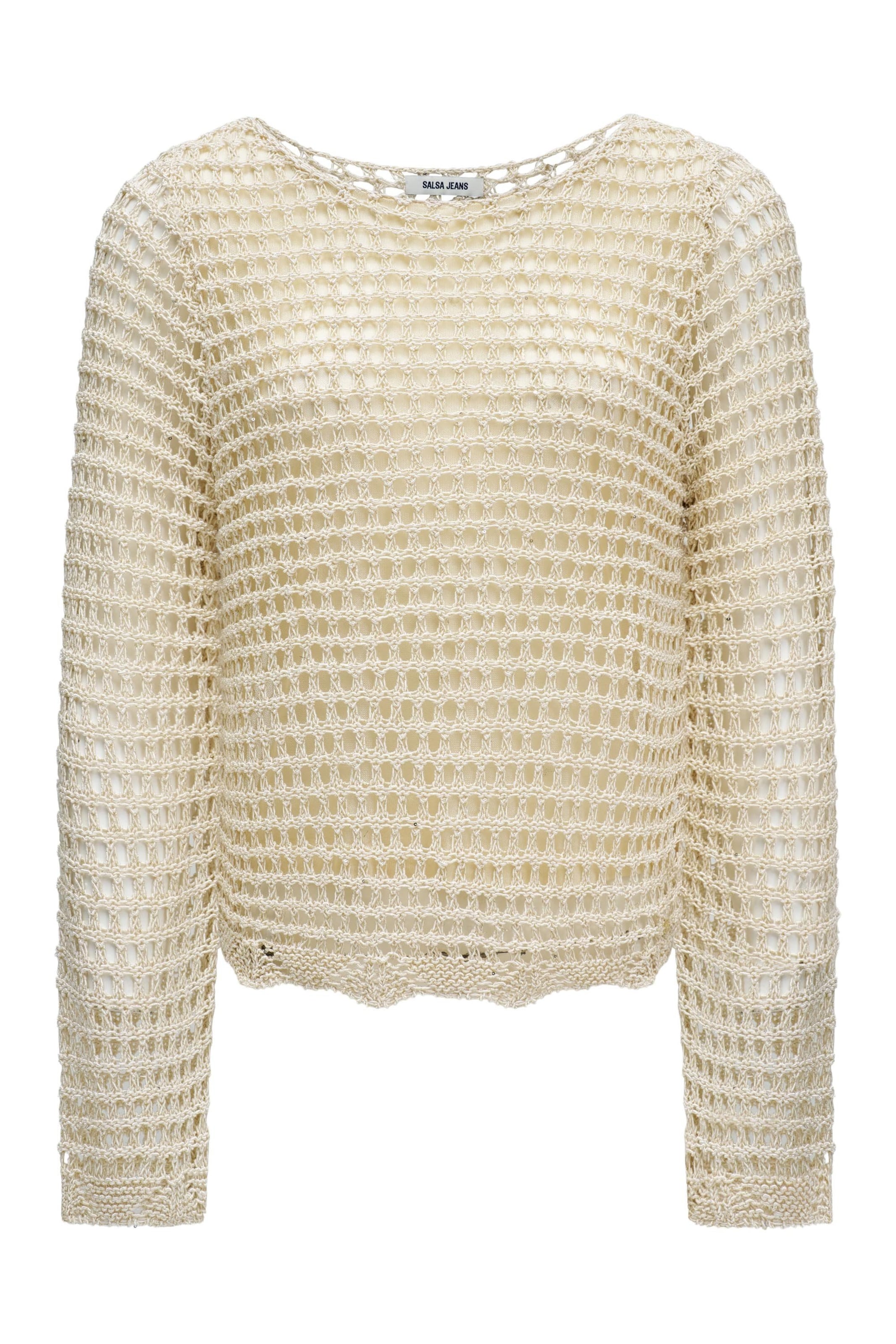 Salsa Jeans Trui in Beige: voorkant