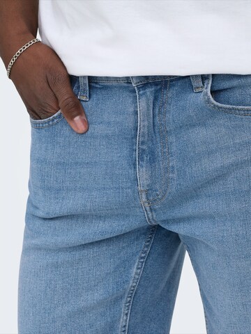 Only & Sons tavaline Teksapüksid 'ONSWEFT', värv sinine