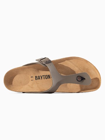 Bayton T-Bar Sandals 'Mercure' in Grey