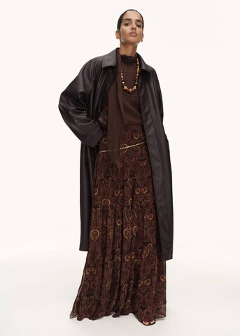 MANGO Between-Seasons Coat 'Taylor' in Brown: front