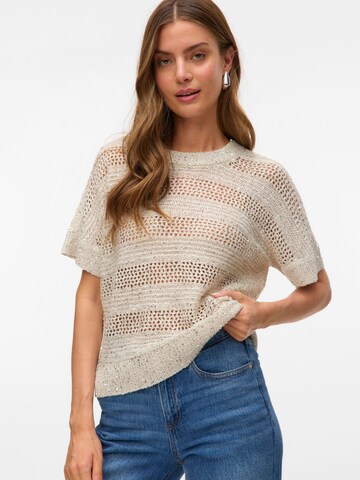 VERO MODA Sweater 'VMLeilani' in White: front