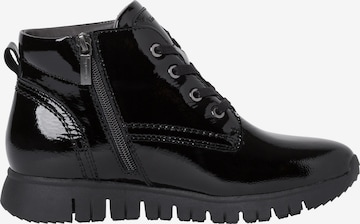 Tamaris Comfort Lace-Up Ankle Boots in Black