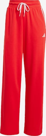 Pantalon de sport 'Essentials' ADIDAS SPORTSWEAR en rouge : devant