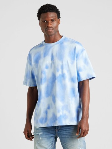 T-Shirt 'Dielo' HUGO en bleu : devant