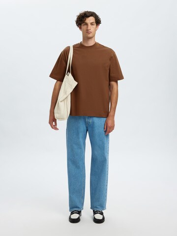 SELECTED Bluser & t-shirts i brun