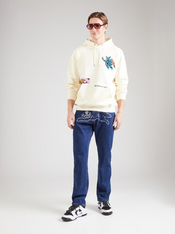Volcom Sweatshirt 'BOB MOLLEMA' in Beige: voorkant