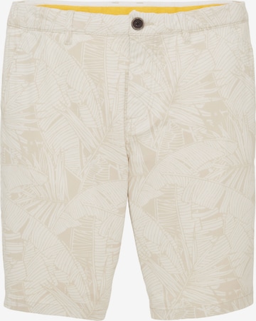 TOM TAILOR Regular Chino trousers in White: front