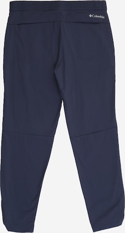 Regular Pantalon outdoor COLUMBIA en bleu