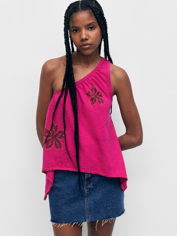 Top di Pull&Bear in rosa: frontale