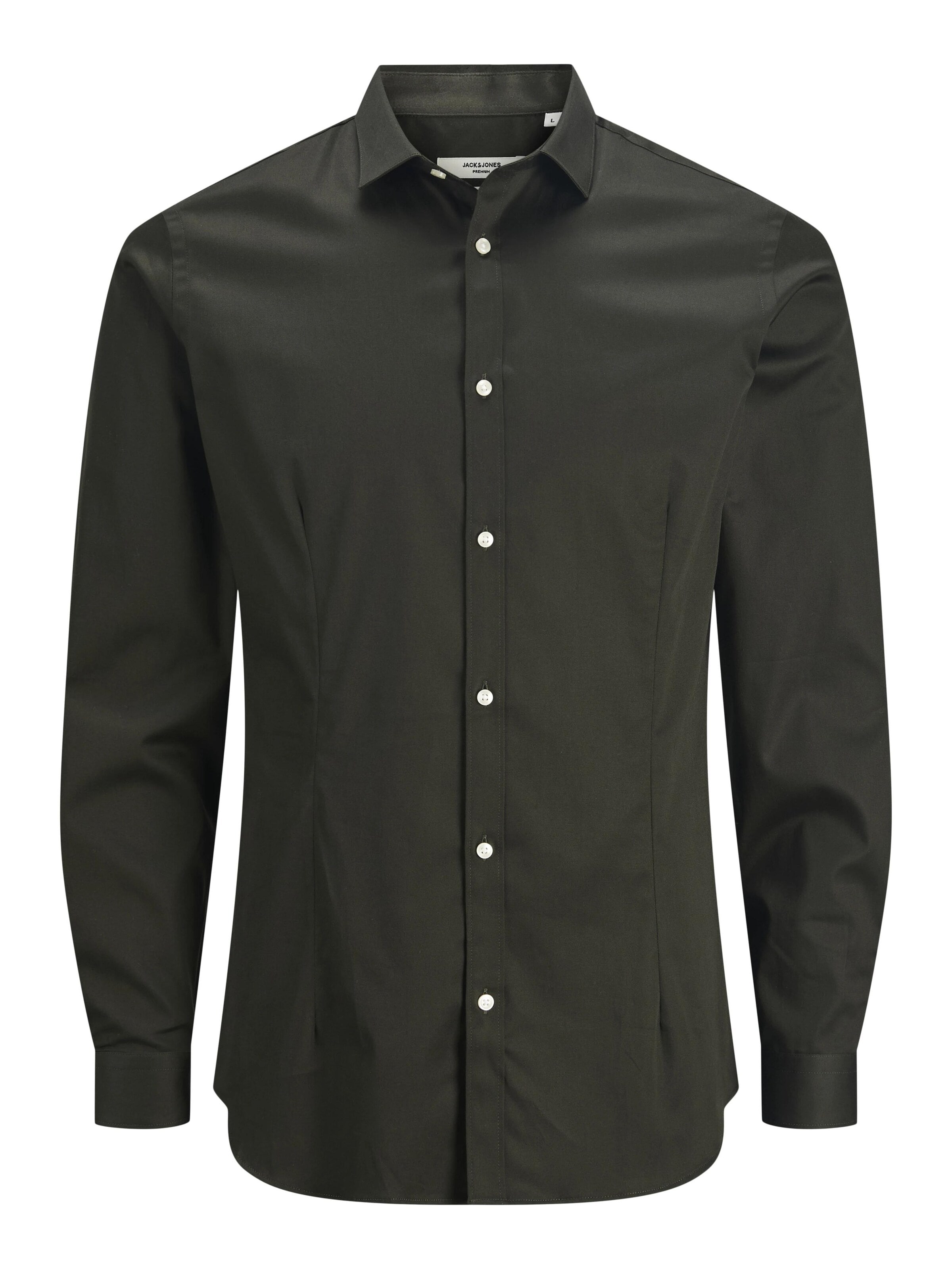 JACK & JONES Slim Fit Hemd‌ in Grün: Vorderseite