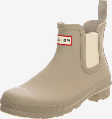 HUNTER Kozaki 'Original Chelsea Boot Skimming Stone / Sand' w kolorze beżowy: przód