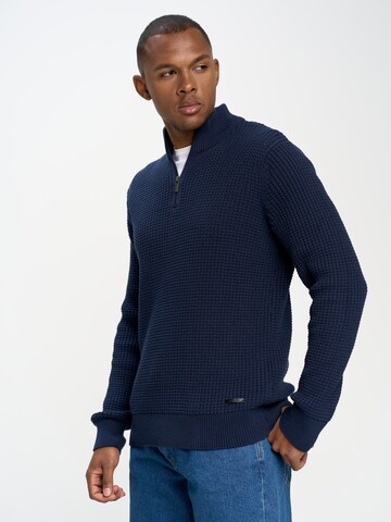 BIG STAR Sweater 'Karlis' in Blue