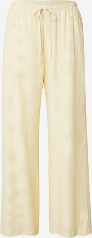 HOLLISTERWide Leg/ Široke nogavice Hlače - žuta boja: prednji dio