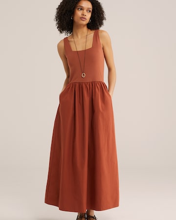 WE Fashion Summer dress in Red: front