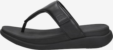 Pantoufle 'F-Mode Go Adjustable Flatform Sandals' FitFlop en noir : devant