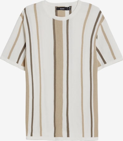 Bershka Bluser & t-shirts i beige / ecru / khaki, Produktvisning