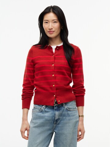 TOMMY HILFIGER Pletena jopa | rdeča barva: sprednja stran