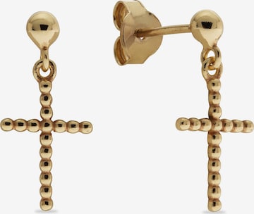CHRIST Earrings in Gold: front