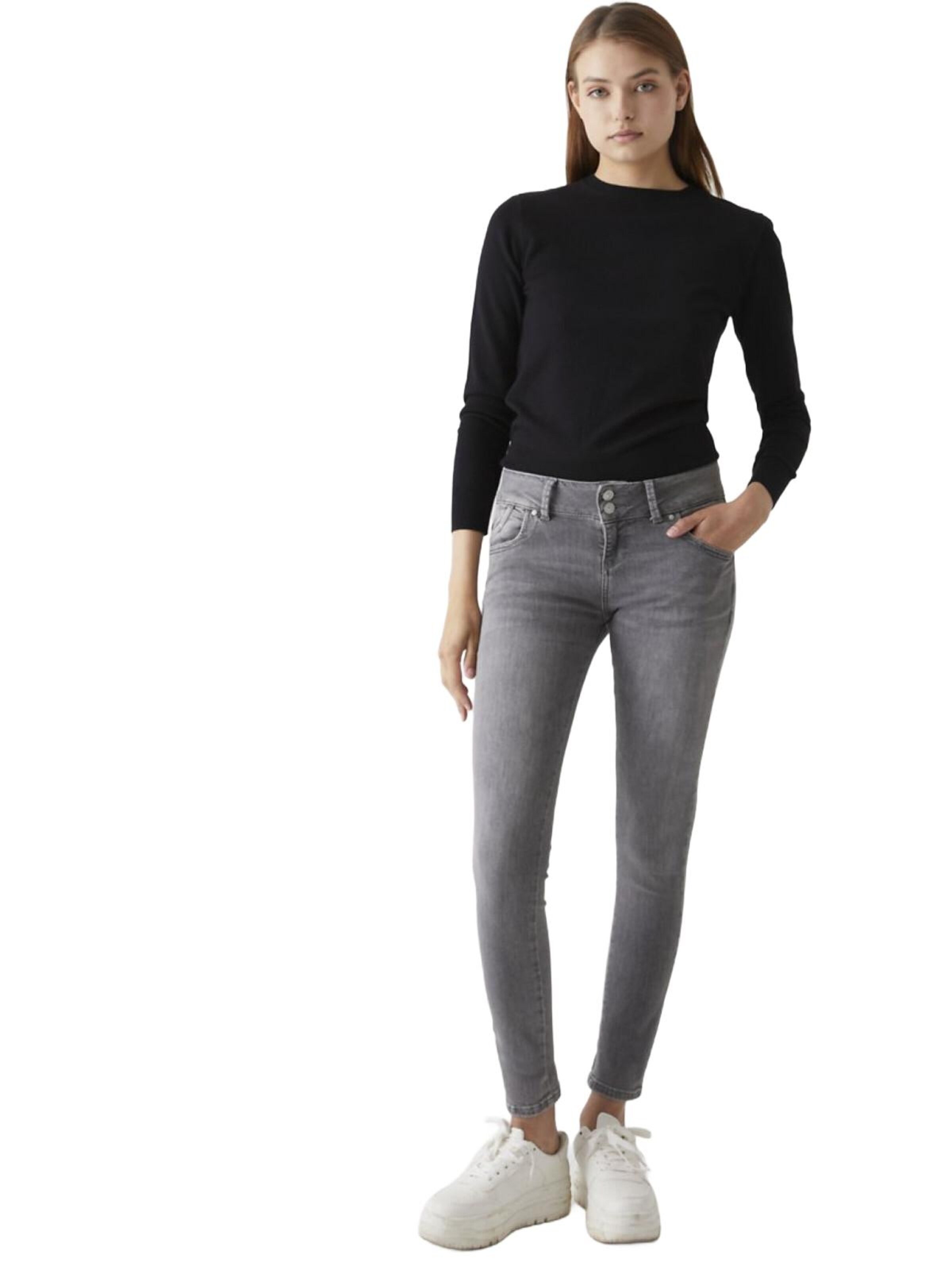 Coupe slim Jean LTB Jeans en gris