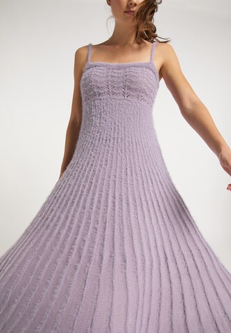 MYMO Knitted dress in Purple