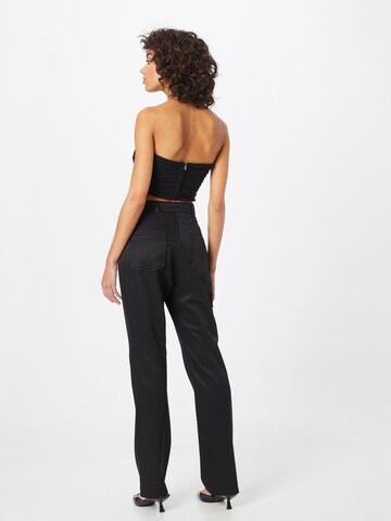 Regular Pantalon River Island en noir