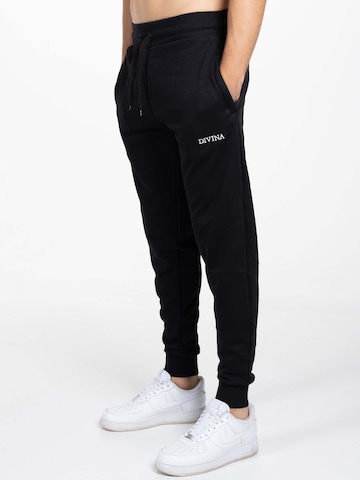 Effilé Pantalon 'Comfy' Divina en noir