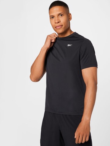 Reebok Functioneel shirt in Zwart: voorkant