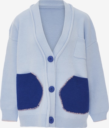 IMMY Knit Cardigan in Blue: front