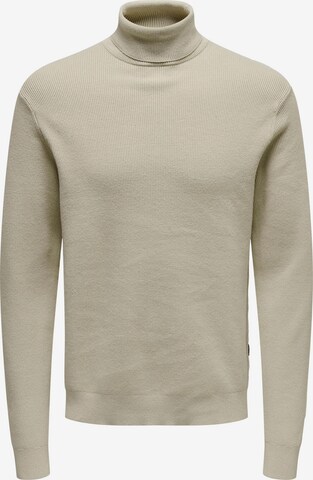 Only & Sons Sweater 'Phil' in Grey: front