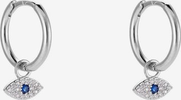 Cala Rose Ohrringe 'EVIL EYE' in Silber: Vorderseite