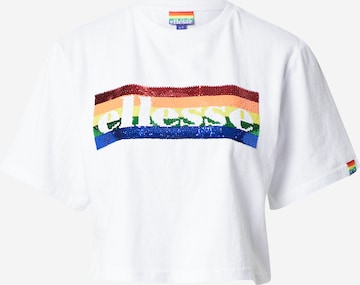 ELLESSE Μπλουζάκι 'Unicorn' σε λευκό: μπροστά