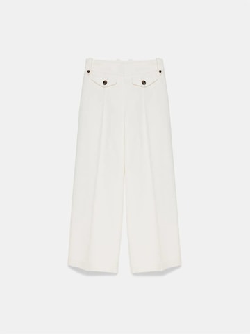 Wide leg Pantaloni di Dilvin in bianco