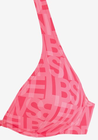 Elbsand Triangel Bikinitop in Pink