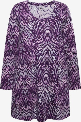 T-shirt Ulla Popken en mélange de couleurs : devant