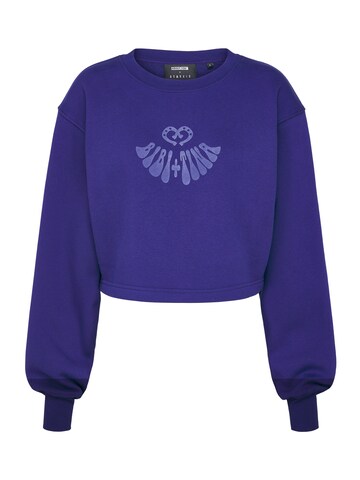 ABOUT YOU x StayKid Sweatshirt 'HUFEISEN' in Blauw: voorkant