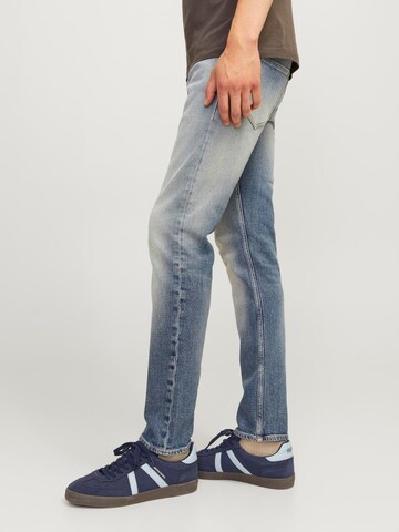JACK & JONES Úzky strih Džínsy 'JJIGLENN JJCOOPER' - Modrá
