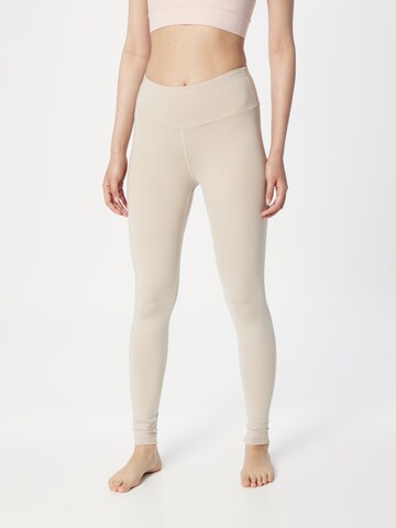 Skinny Pantalon de sport Hey Honey en gris : devant