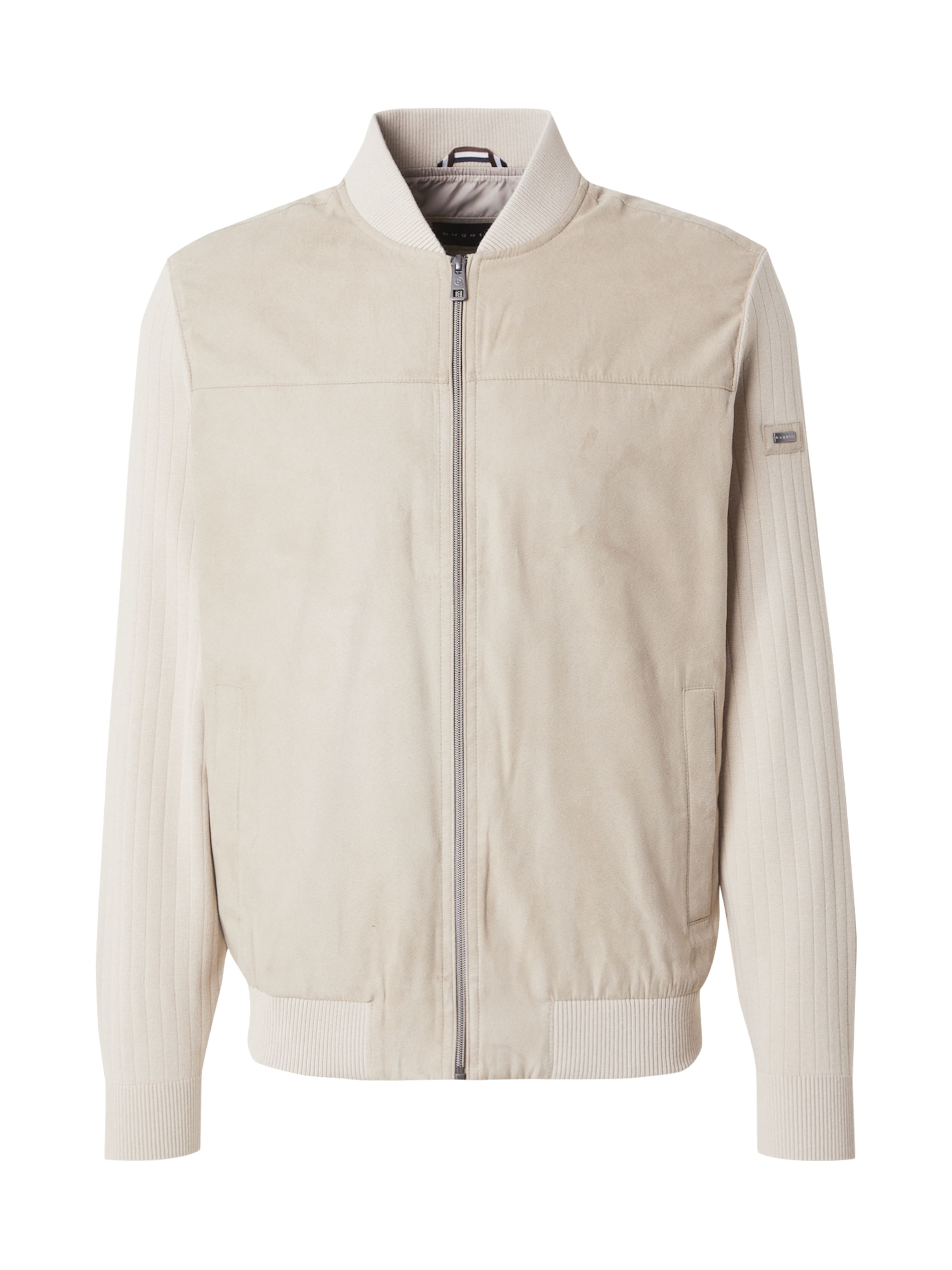 bugatti Πλεκτή ζακέτα σε μπεζ: μπροστά