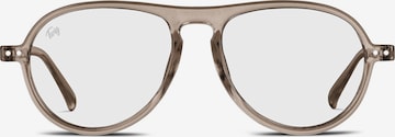 TWIG Concept Milano Glasses 'Thiele BlueLight' in Brown: front
