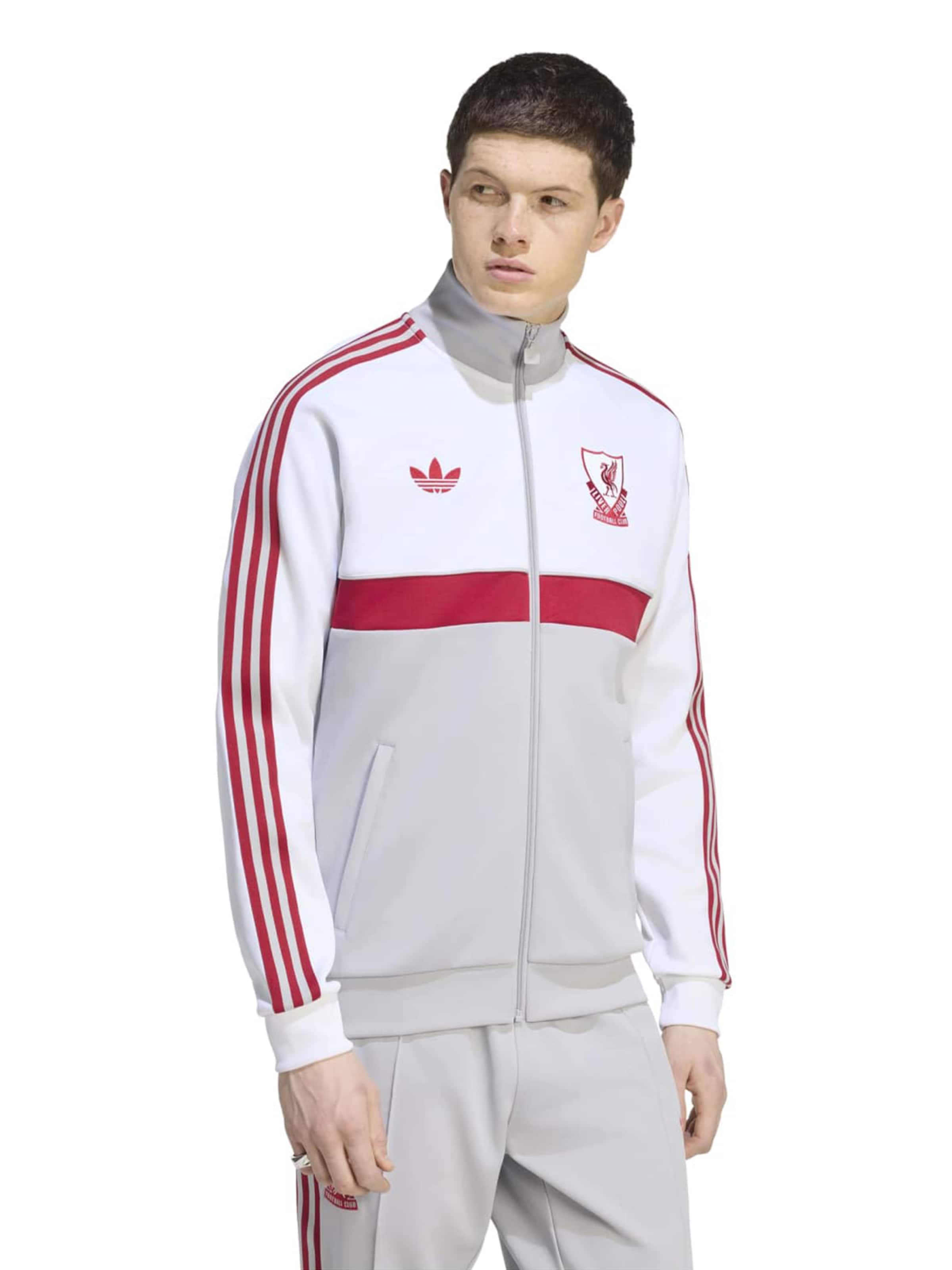 ADIDAS PERFORMANCE - Chaqueta de chándal 'LFC OG' en blanco: frente