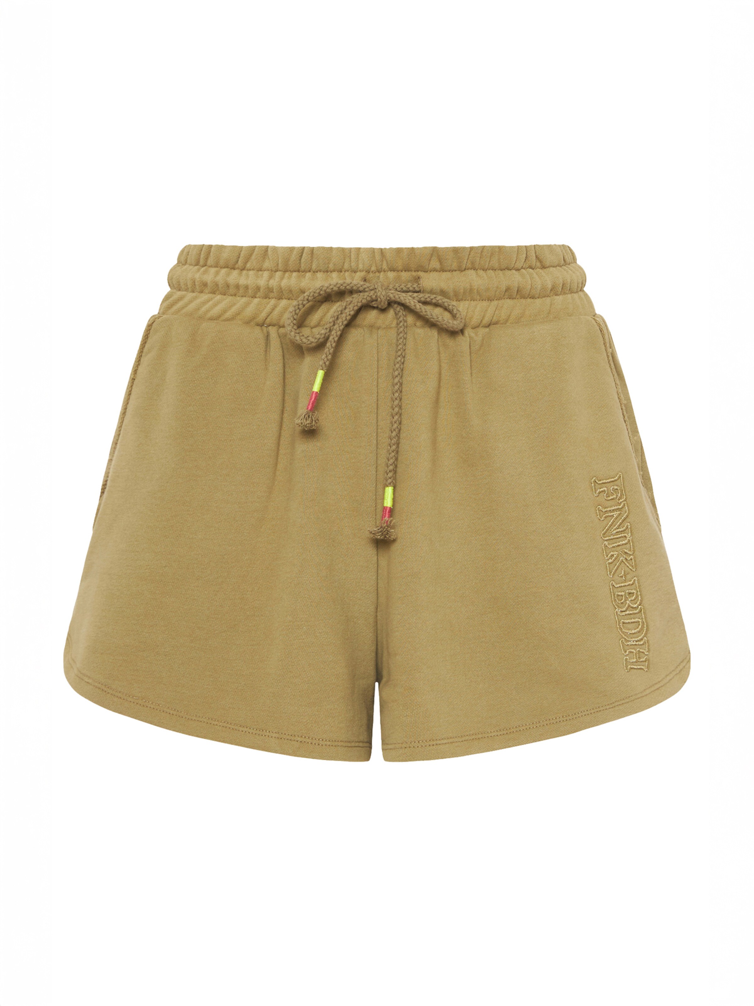 Funky Buddha Loosefit Broek in Groen: voorkant