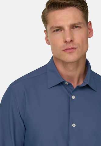 Coupe regular Chemise Boggi Milano en bleu