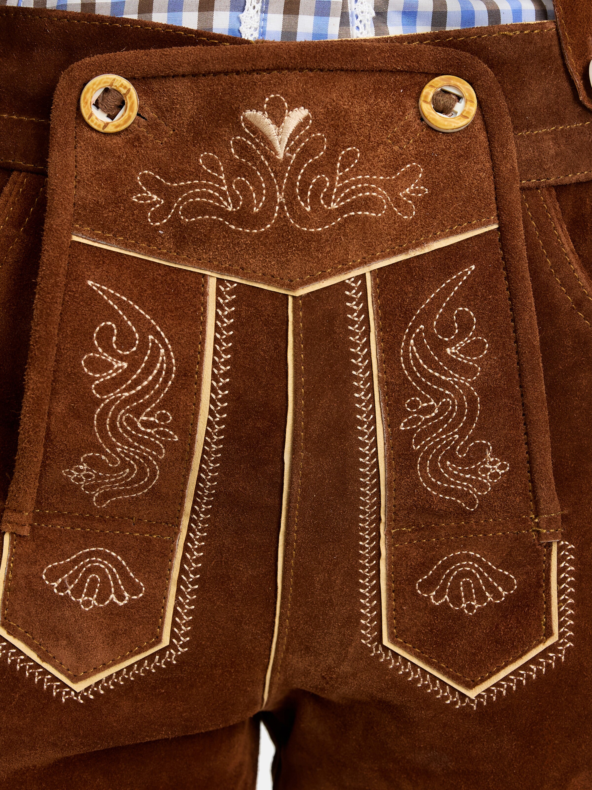 Steigenhöfer Regular Traditional Pants 'Annika' in Brown