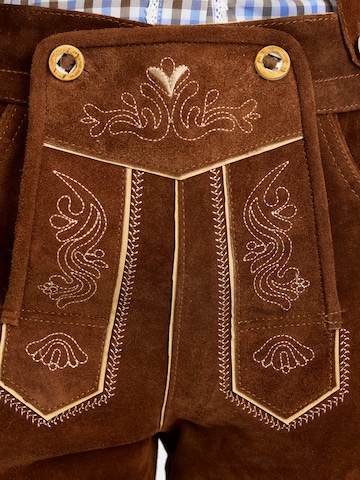 Steigenhöfer Regular Traditional Pants 'Annika' in Brown
