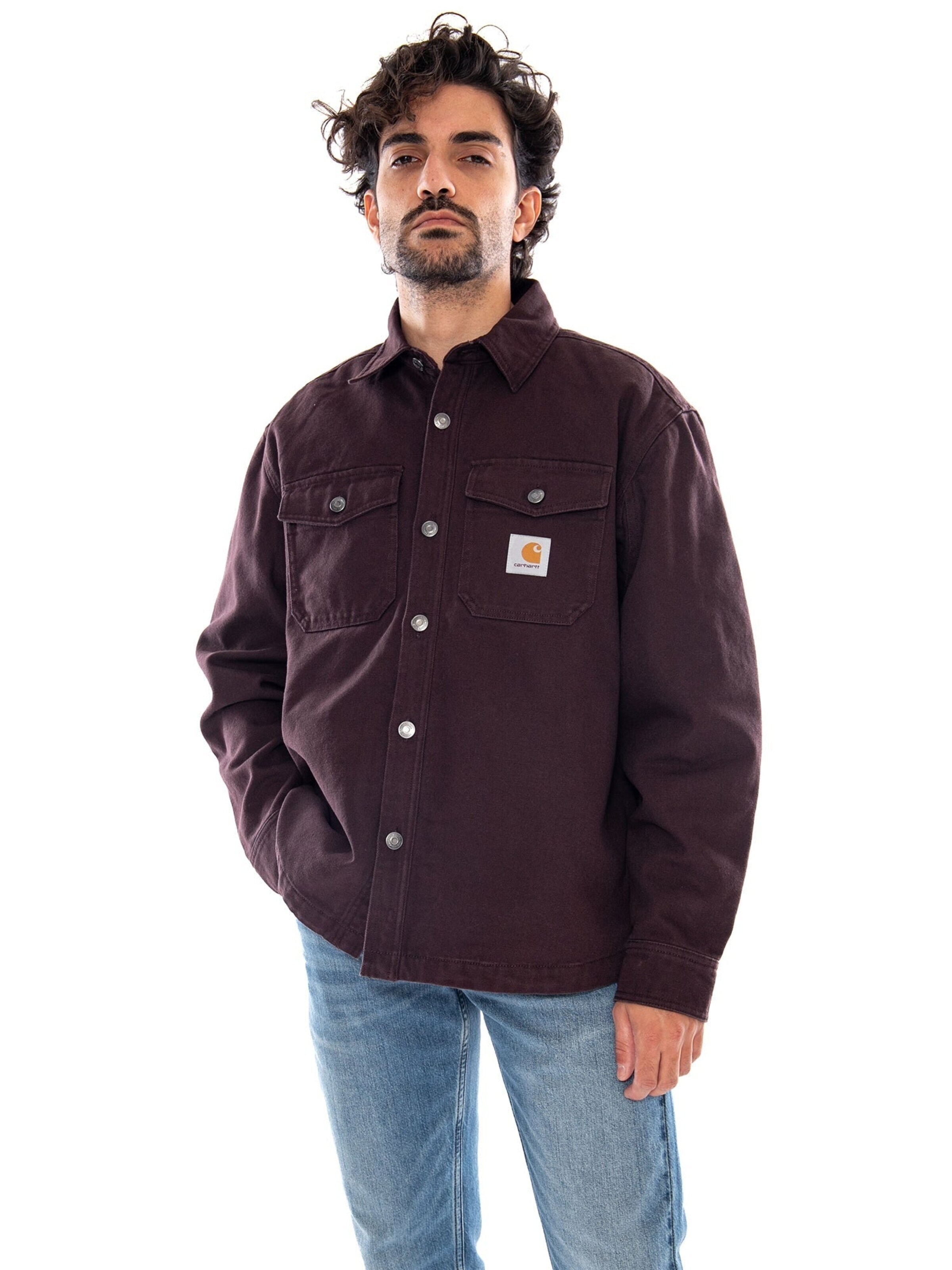 Camicia 'SELBY SHIRT JAC PALISANDER' di Carhartt WIP in marrone: frontale